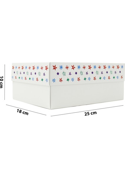 25 x 18 x 10 Özel Tasarım Kapaklı Hediye Kutusu 1 Adet M1