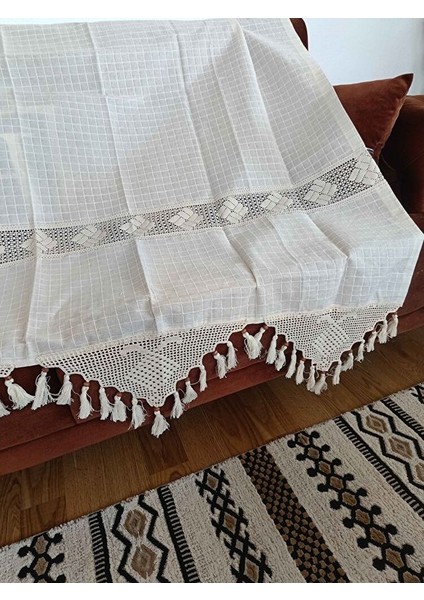 Buldan Işi El Dantelli Perde %100 Pamuklu Otantik Dokuma Güneşlik Perdesi fiyatları