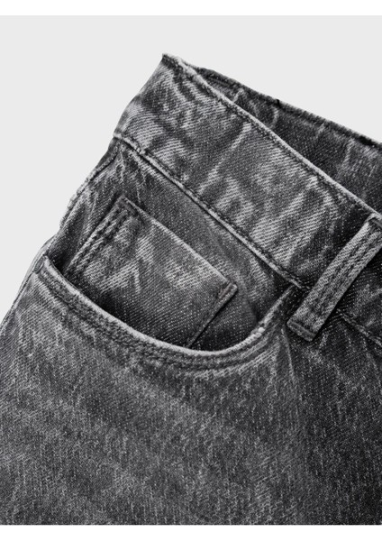 Kız Çocuk Geniş Kesim Kot Pantolon modelleri