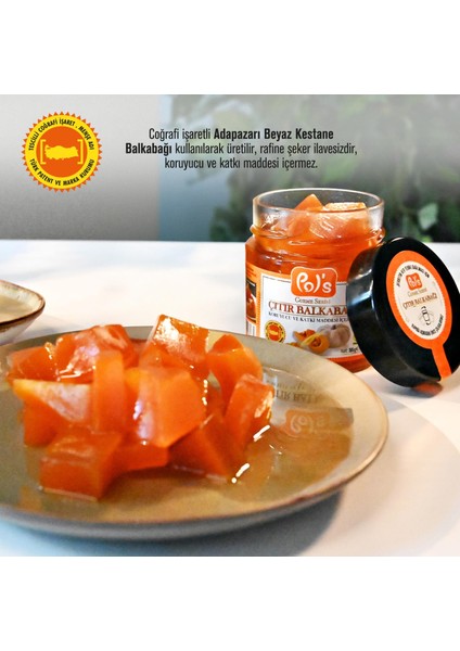 Pol'sgurme Adapazarı Beyaz Kestane Balkabağı Reçeli 285 G
