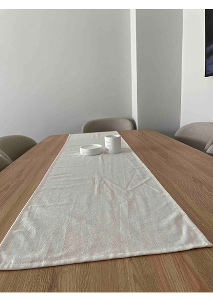 Organik Ham Keten Runner 40 x 150 cm