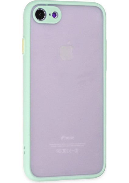 Apple iPhone 7 Kılıf Montreal Silikon Kapak - Turkuaz Gnzrz