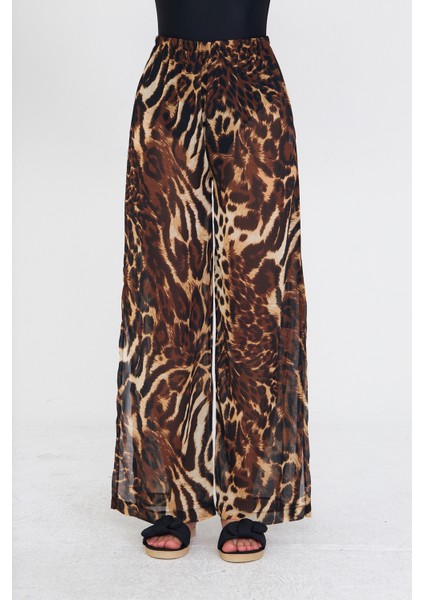 Moss Pareo Leopar Pantolon modelleri