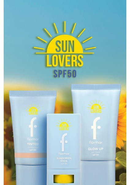 Sun Lovers Nemlendirici Etkili & Doğal Bitişli Renkli Güneş Koruyucu SPF50 (003 Ivory Nude) 8682536090360