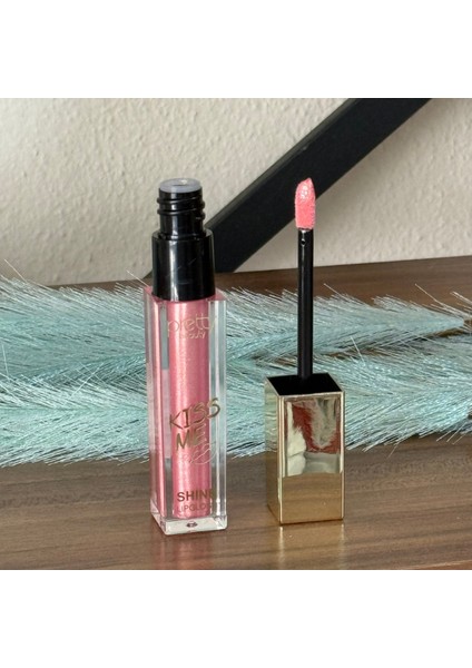 Sudedi Home Kiss Me Shine Lip Gloss - Pembe Işıltılı Dudak Parlatıcısı indirimleri