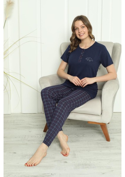 Kısa Kollu Pijama Takımı