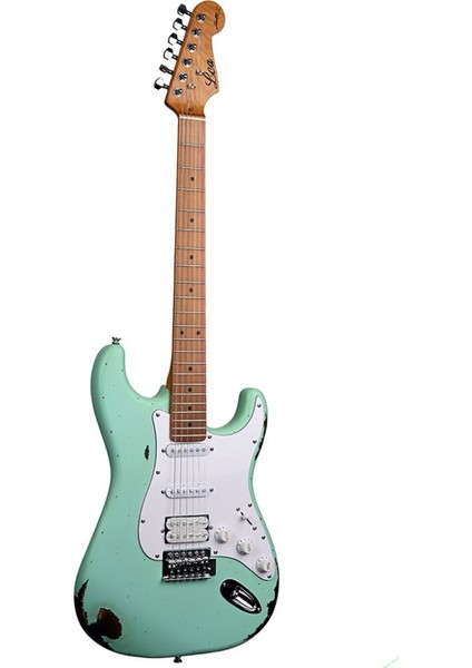 RLC-100 Sg Limited Edition Heavy Relic Elektro Gitar (Surf Green)