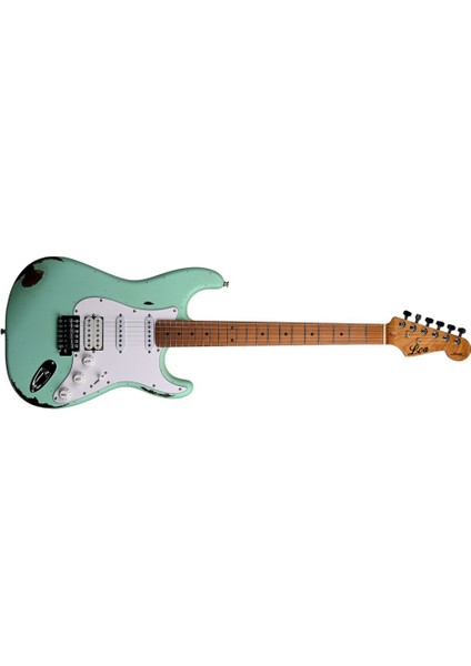 RLC-100 Sg Limited Edition Heavy Relic Elektro Gitar (Surf Green)