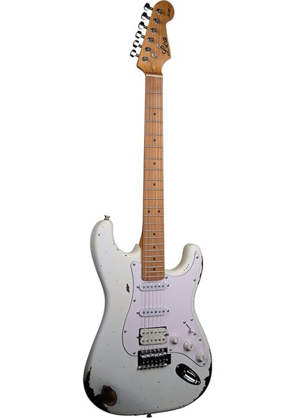 RLC-100 Pw Limited Edition Heavy Relic Elektro Gitar (Polar White)