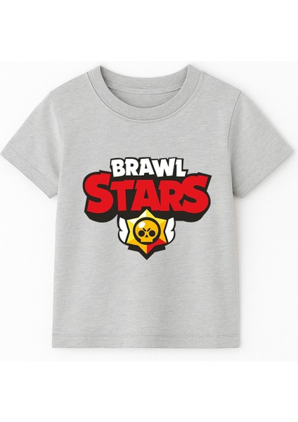 Brawl Stars Erkek Çocuk Tişörtü Renkli Kısa Kollu Pamuklu Yazlık Oyuncu Temalı Tasarım Basic T-Shirt fiyatları