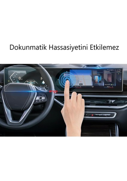 Bmw Xm Ekran Koruyucu Multimedya ve Dijital Gösterge Parlak Nano