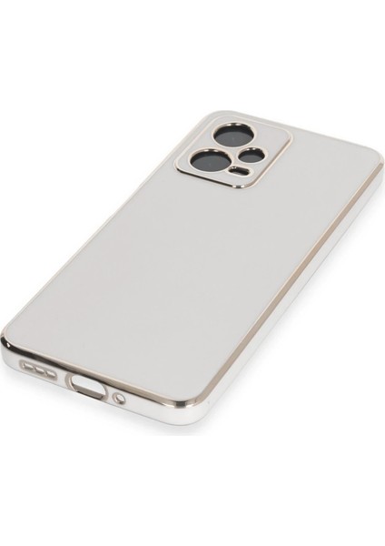 Xiaomi Poco X5 5g Kılıf Volet Silikon - Beyaz Gnzrz