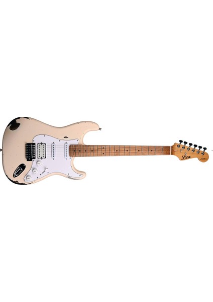 RLC-100 Sp Limited Edition Heavy Relic Elektro Gitar (Shell Pink)