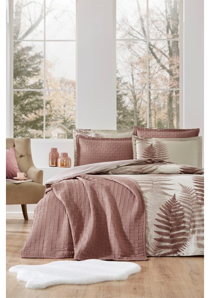 Love Ladder Çift Kişilik Yatak Örtülü Nevresim Takımı