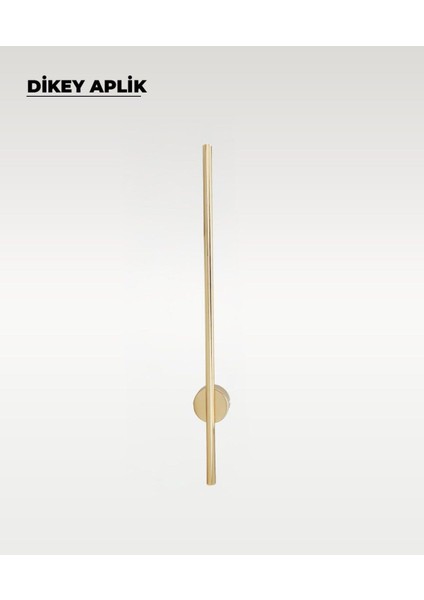 12W Gold Dikey Aplik - Gün Işığı