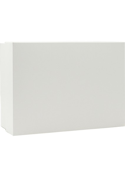 25 x 18 x 10 Beyaz Kapaklı Hediye Kutusu 5 Adet