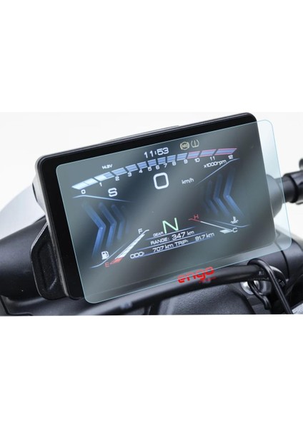 Zontes ZT-350V1 Ekran Koruyucu Tft Gösterge Parlak Nano