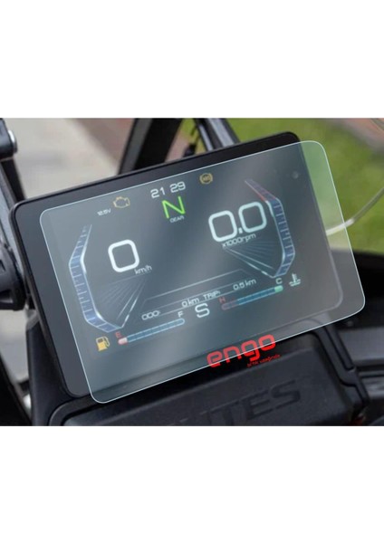 Zontes ZT-350V1 Ekran Koruyucu Tft Gösterge Parlak Nano