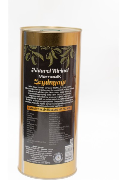 Naturel Birinci Zeytinyağı 2 Lt