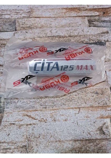 Çita 125 Max Orijinal Yan Kapak Arma Aliminyum