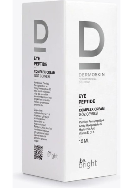 Be Bright Göz Çevresi Peptit Kompleks Krem 15 ml