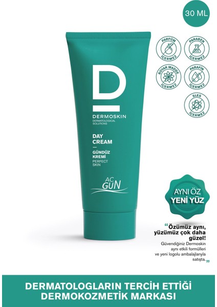 Akneli Ciltler İçin Gündüz Kremi | Siyah Nokta & Akne Karşıtı | Salisilik Asit | 30 ml
