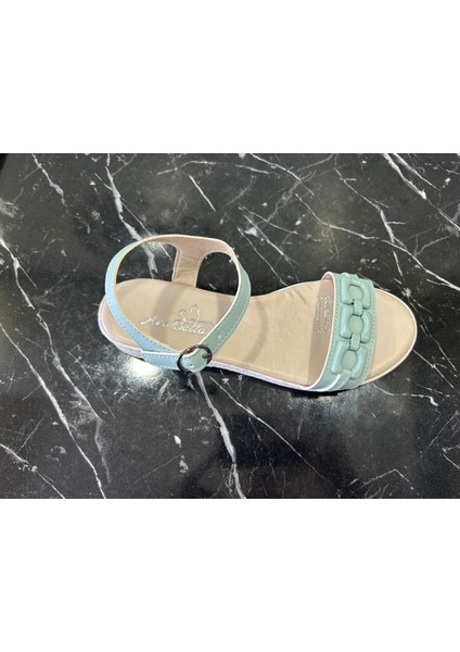 CS22060 2fx Su Yeşili Kadın Düz Sandalet