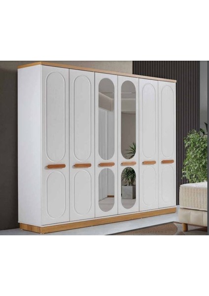 Paris Mdf 6 Kapılı Dolap fiyatları