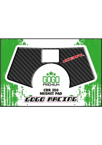 Honda Cbr 250CC 2011 - 2017 Uyumlu Mesnet Pad Karbon Desen