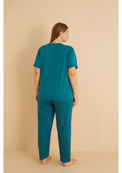 50502-775 Kadın Büyük Beden Pijama Takımı modelleri