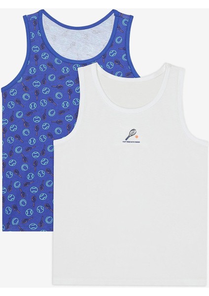 Erkek Çocuk Tennis Of Dogs 2li Çok Renkli Atlet