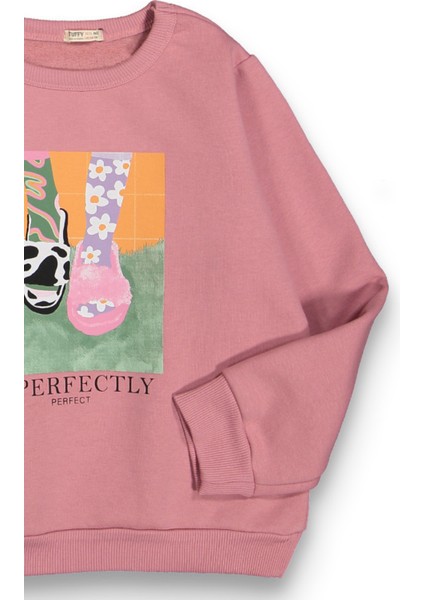 Kız Çocuk Orta Kalınlıkta Basic Sweatshirt modelleri