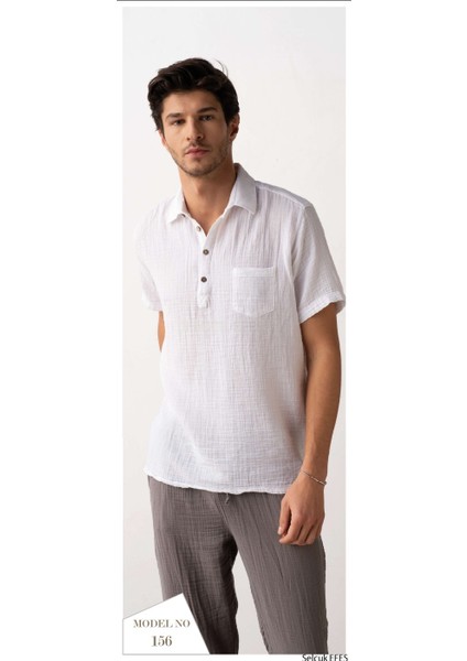 Müslin Kısa Kollu Tişört Beyaz fiyatları