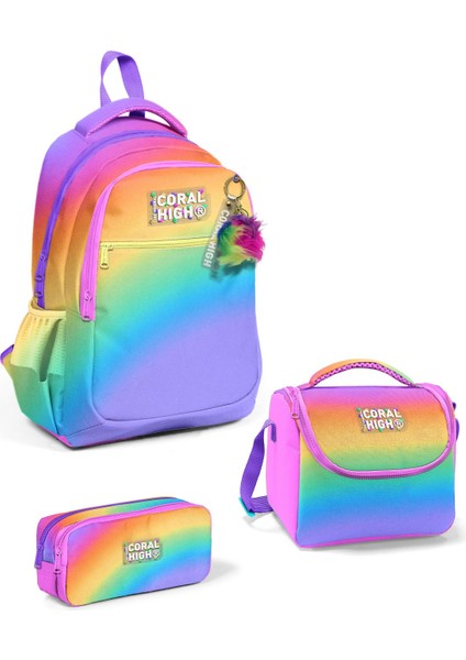 Kids Renk Geçişli 3’lü Okul Çanta Seti SET0114425