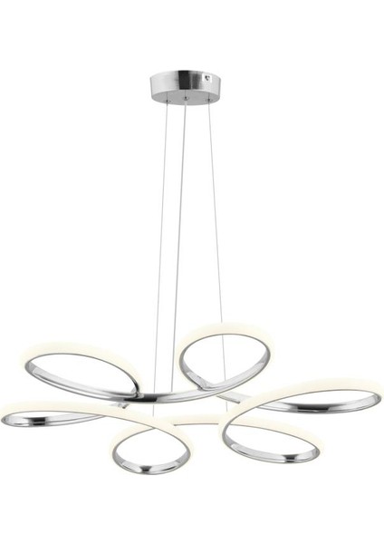 Istanbul Avize Megie Gümüş Kumandalı 3 Renk LED Lüx Modern Ledli Avize fiyatları