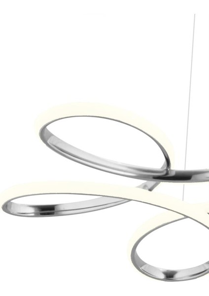 Istanbul Avize Megie Gümüş Kumandalı 3 Renk LED Lüx Modern Ledli Avize modelleri