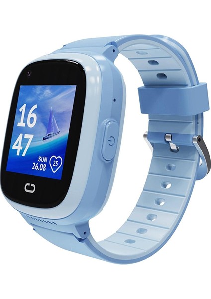 SL.09.2158 Mavi Sim Kartlı Çocuk Akıllı Saat Gps + Görüntülü Konuşma + 4g