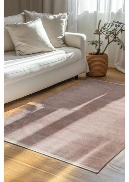 Azra Kaymaz Taban Bej Halı – Salon, Çocuk Odası ve Mutfak için Yıkanabilir, Yumuşak Kilim