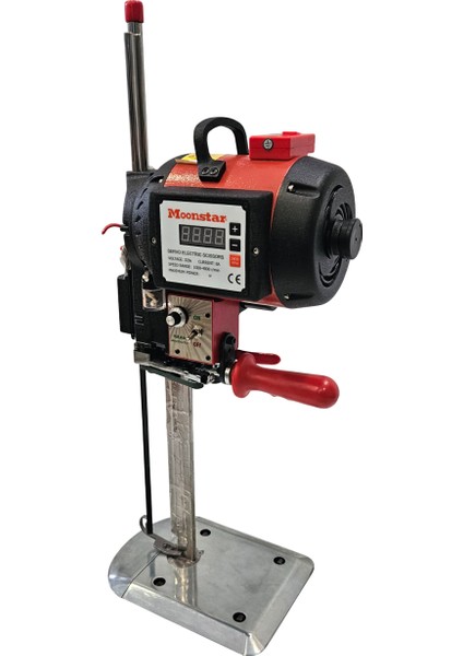 Dik Kumaş Kesim Motoru 1600W 4000 Devir Kırmızı-Siyah Kafa / PLS-988 12inç