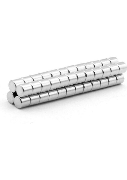 25 Adet Çap 4 mm x Kalınlık 4 mm Yuvarlak Güçlü Neodyum Mıknatıs