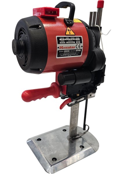 Dik Kumaş Kesim Motoru 1600W 4000 Devir Kırmızı-Siyah Kafa / PLS-988 8inç