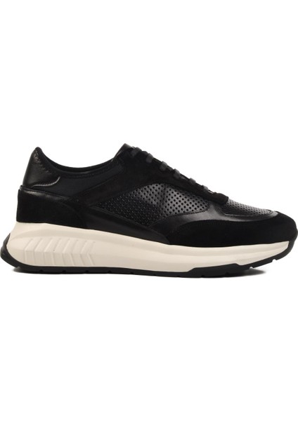Ayakmod Premium 5394 M Siyah-Beyaz Deri Erkek Sneaker modelleri