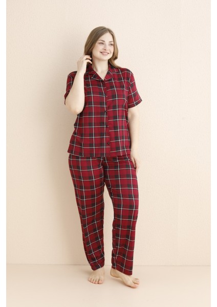 50501-608 Kadın Büyük Beden Pijama Takımı