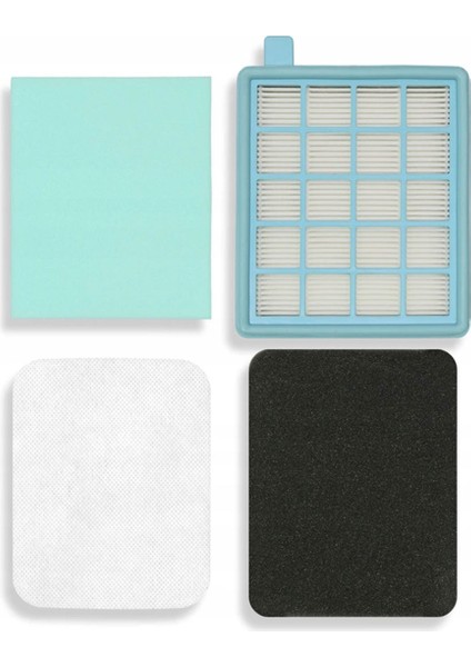 Filtre - Fc 8470 - Fc 8475 - Fc 8477 - Fc 8478 - Fc 8631 - Fc 8632 - Fc 8633 - Fc 8636 - Uyumlu Hepa Filtre Seti