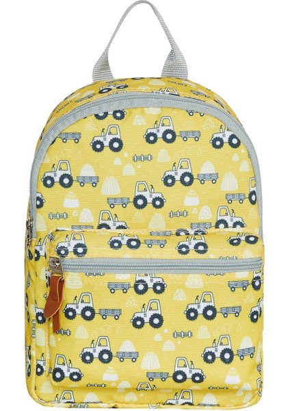 Sarı Kamyonetler Kreş Ve Okul Çantası