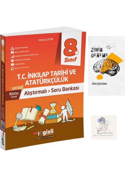 8.sınıf Konu Özetli Alıştırmalı Inkılap+Zihin DENEME-GZ164