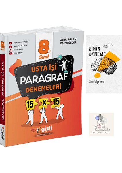 8.Sınıf Paragraf Deneme+Zihin Deneme-Gz383