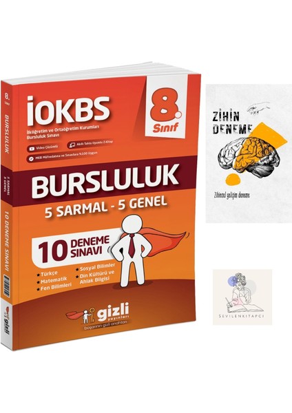 8.sınıf Iokbs Bursluluk Deneme+Zihin DENEME-GZ400