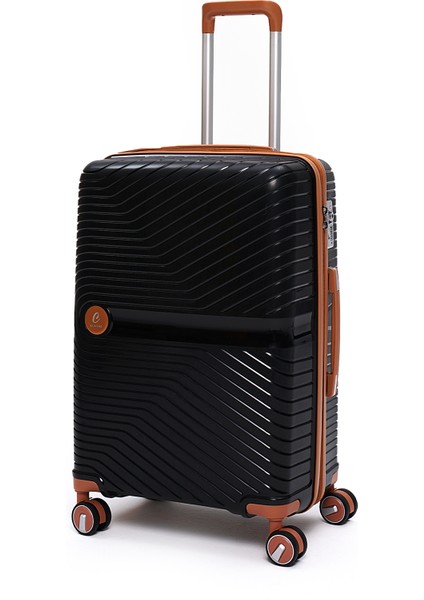 Exclusive Pro Polipropilen Kırılmaz 2'li Valiz Seti Orta Boy ve Makyaj 2'li Set 5239 modelleri