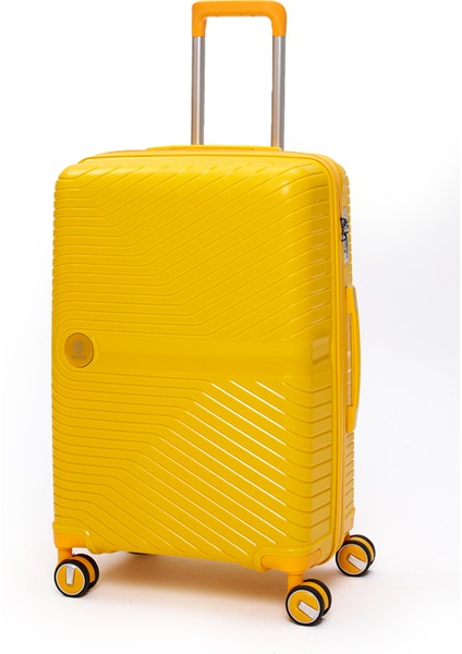 Exclusive Pro Polipropilen Kırılmaz 2'li Valiz Seti Orta Boy ve Makyaj 2'li Set 5239 modelleri